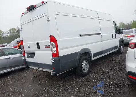 2018 Ram Promaster 3500 Cargo Van High Roof 159 Wb Ext из США, поврежденный, VIN 3C6URVJG7JE128140